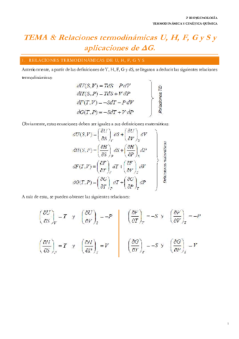 T8. Relaciones TD y aplicaciones Gibbs