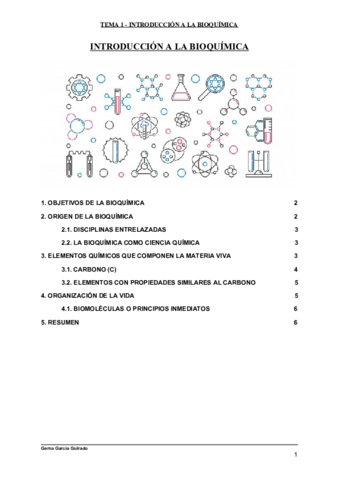 Tema Introduccion Bioquimica Pdf