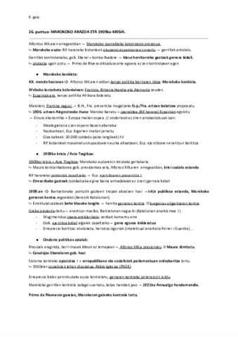 26. Marokoko arazoa.