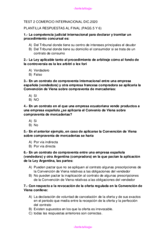 TIPO TEST 2 COMERCIO CON RESPUESTAS