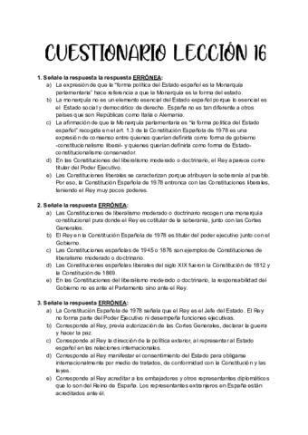 CUESTIONARIO LECCIÓN 16