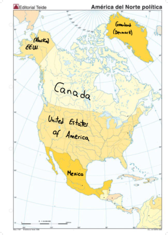 América del Norte Política