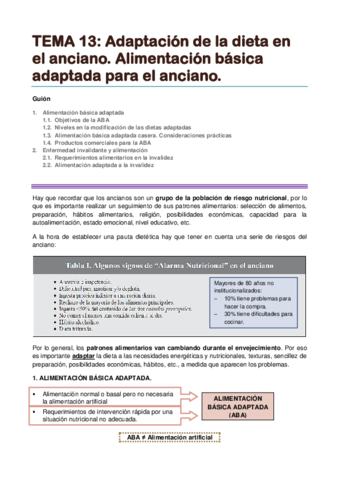 TEMA 13. Adaptación de la dieta en los ancianos. Alimentación básica adaptada para el anciano.pdf