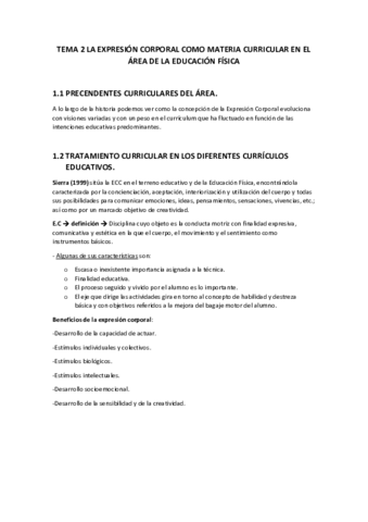 T2 LA EC COMO MATERIA CURRICULAR