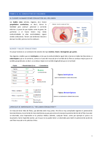 Tema 2.3: conductor volumen