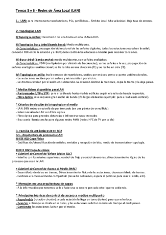 Resumen Temas 5 y 6 - Redes de Área Local (LAN).pdf