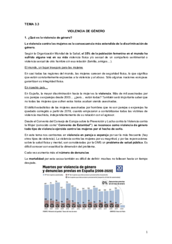 Tema 3.3 Violencia de género