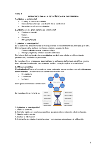 Tema 1.Investigacion en enfermeria