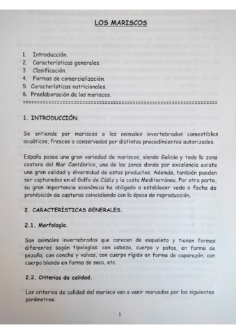Tema 16 _ Estudio del marisco