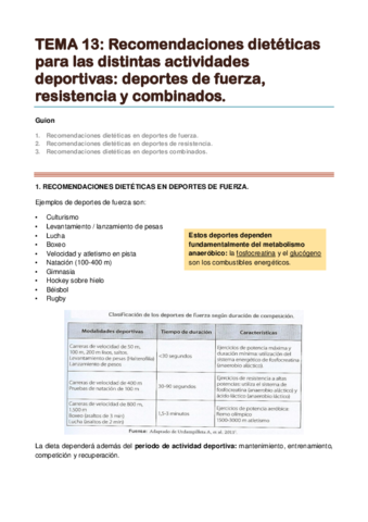 TEMA 13. Recomendaciones dietéticas para las distintas actividades deportivas..pdf