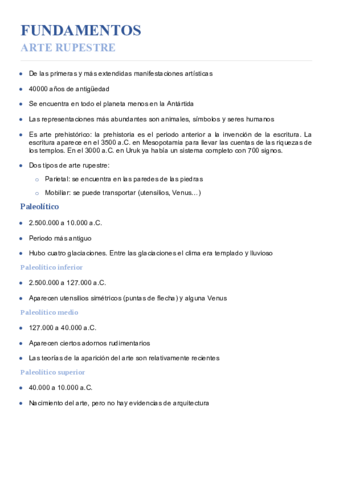 Arte Rupestre - Fundamentos I