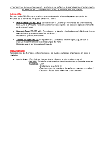 3. ROMANIZACIÓN de la PENÍNSULA