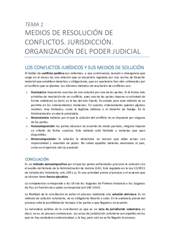 Tema 1. Medios alternativos de resolución de conflictos. Jurisdicción. Organización del poder judicial.pdf