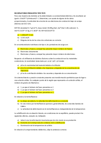 Recopilatorio Preguntas Tipo Test Pdf