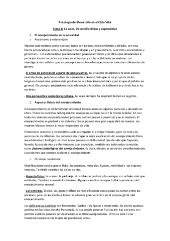 8. La vejez. Desarrollos físico y cognoscitivo (T8).pdf