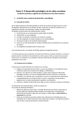 Tema 2. EL DESARROLLO PSICOLÓGICO EN LOS AÑOS ESCOLARES. contextos evolutivos y agentes de socialización.pdf