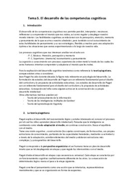Tema 5. EL DESARROLLO DE LAS COMPETENCIAS COGNITIVAS.pdf