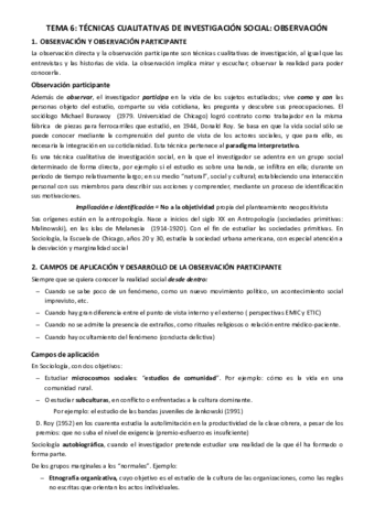 TEMA 6. TÉCNICAS CUALITATIVAS DE INVESTIGACIÓN SOCIAL. OBSERVACIÓN.pdf