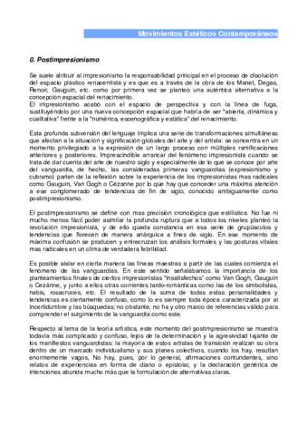 Movimientos Estéticos Contemporáneos - Resumen Vanguardias .pdf