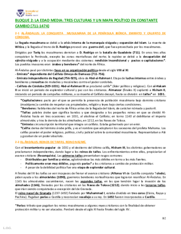 RESÚMENES BLOQUE 2 EVAU MADRID