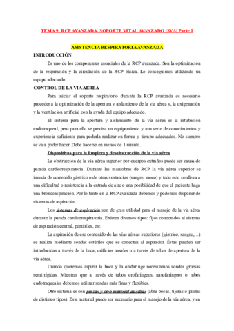 RCP AVANZADA. SOPORTE VITAL AVANZADO (SVA) Parte 1.pdf