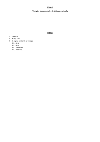 Tema 3. Principios de bio molecular