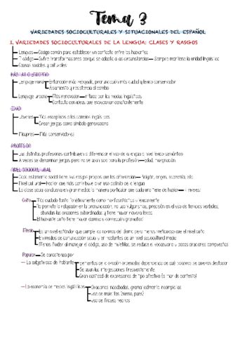 Variedades socioculturales y situacionales del español 