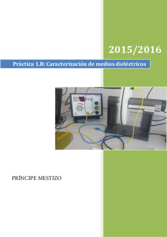 Miniatura del documento Práctica 1.B. Caracterización de medios dieléctricos - Príncipe Mestizo.pdf