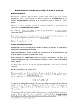Tema 9 - Estructura cuaternaria de proteínas y Proteínas de membrana.pdf
