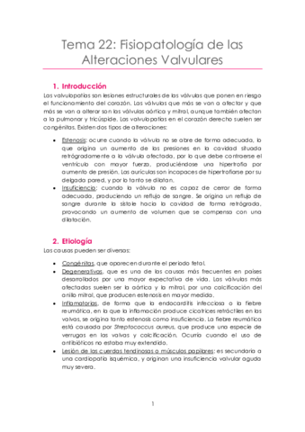 Tema 22 Valvulopatías Cardiacas.pdf