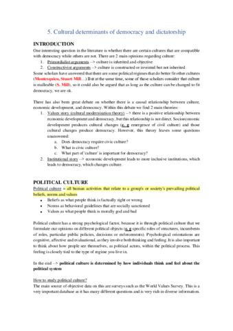 5. Cultural determinants of dem-dict