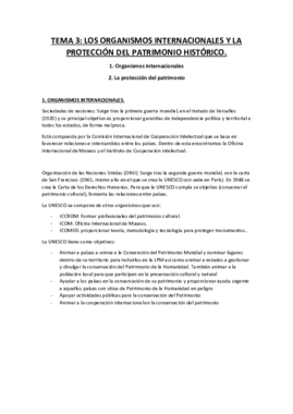 TEMA 3 - Los organismos internacionales y la protección del Patrimonio Histórico.pdf