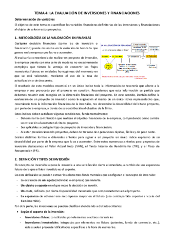 TEMA 4. LA EVALUACIÓN DE INVERSIONES Y FINANCIACIONES.pdf