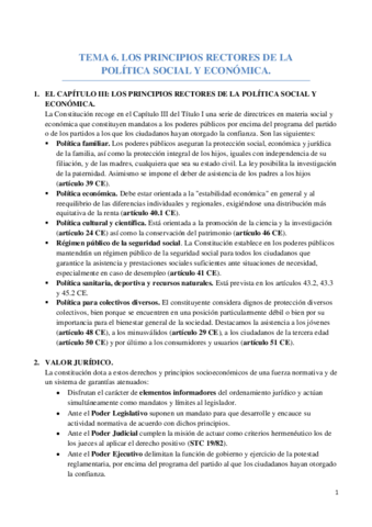TEMA 6. LOS PRINCIPIOS RECTORES DE LA POLTICA SOCIAL Y ECONOMICA.pdf