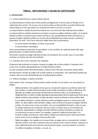 Tema 6. ANTIJURICIDAD Y CAUSAS DE JUSTIFICACIÓN.pdf