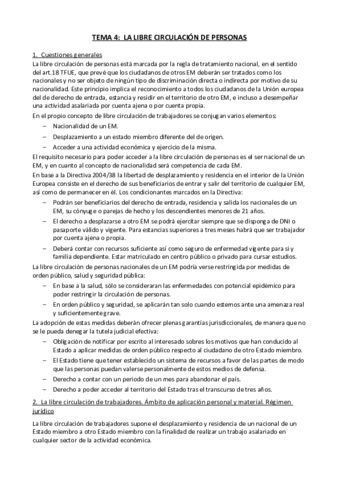 Tema 4. LA LIBRE CIRCULACIÓN DE PERSONAS.pdf