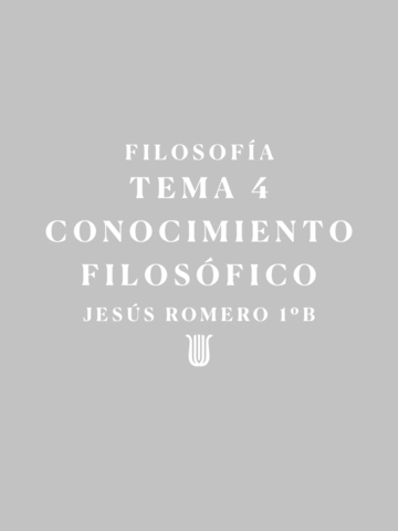 Filosofía - T.4. Conocimiento filo.pdf