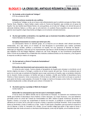 BLOQUE 5- Guerra de Independencia