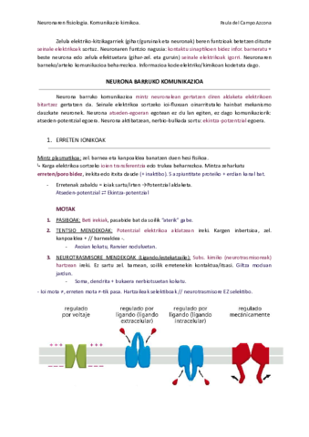 2. Neuronaren fisiologia. 
