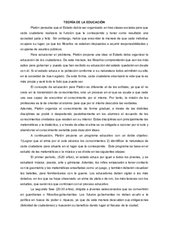 Teoría de la educación