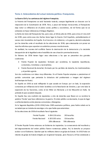 Tema 1 Antecedentes del actual sistema político. Franquismo..pdf