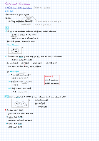 2. Sets and Functions