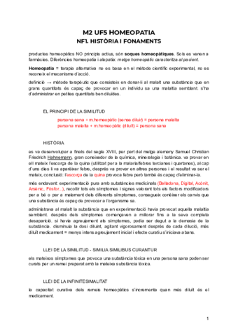 HOMEOPATIA1 Historia i Fonaments
