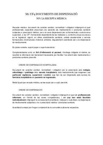 M1 UF4 Documents de dispensacio