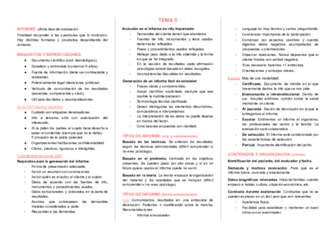 T5 INFORME PSICOLÓGICO