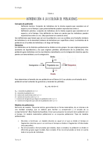 4. Ecología de poblaciones