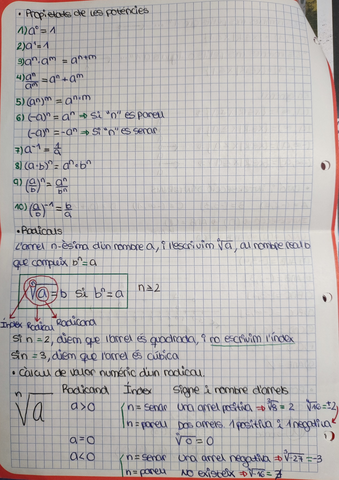 propiedades potencias-calculo raíces