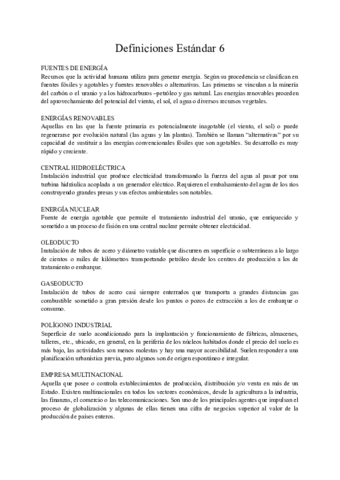 Definiciones sector secundario
