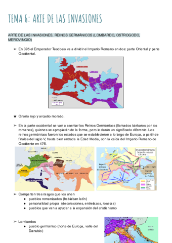 TEMA 6 (PARTE 2) - ARTE LAS INVASIONES