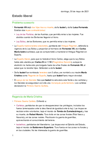 3. Estado liberal Isabel II